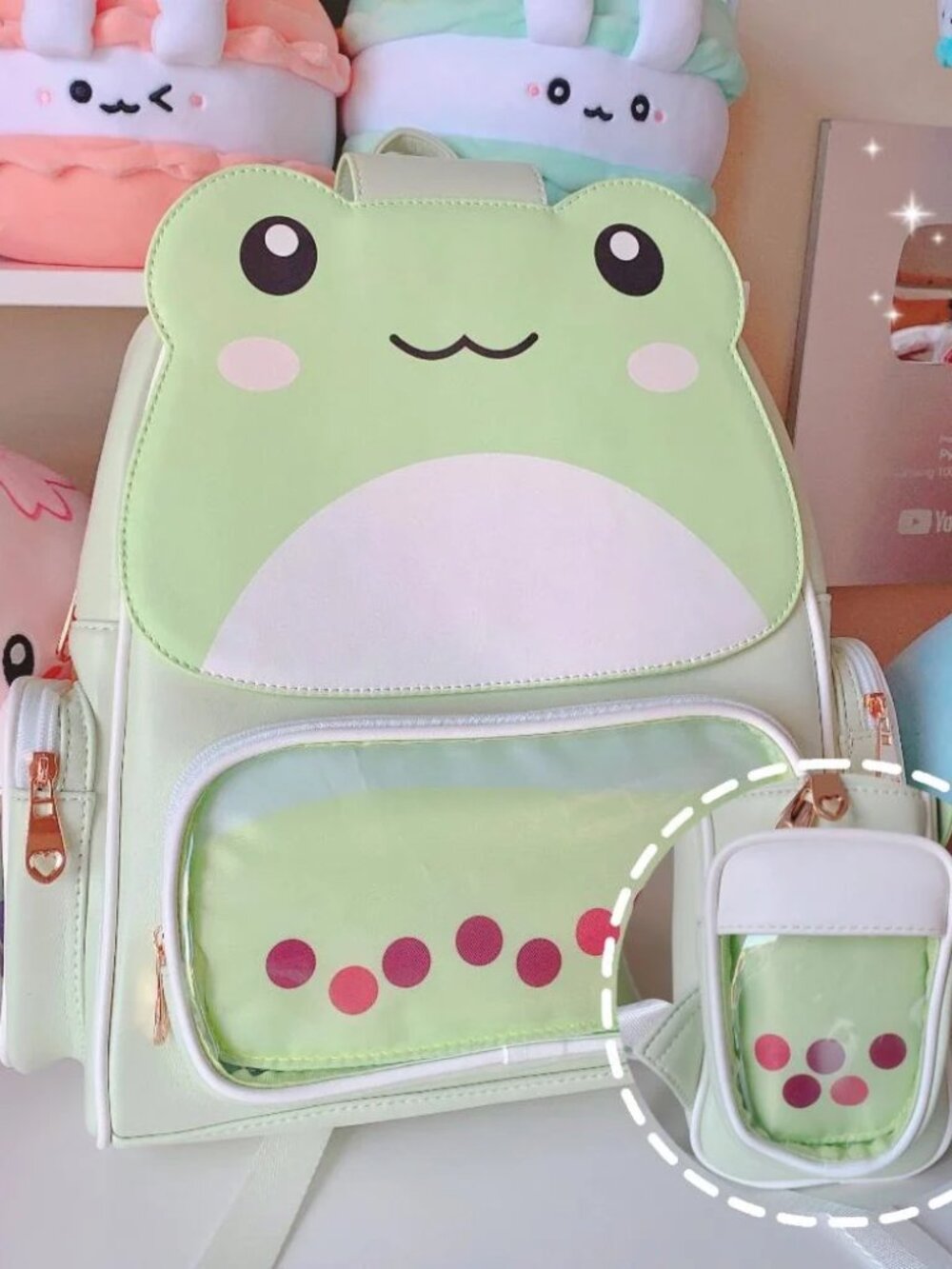 Matcha Froggy Boba Ita Backpack